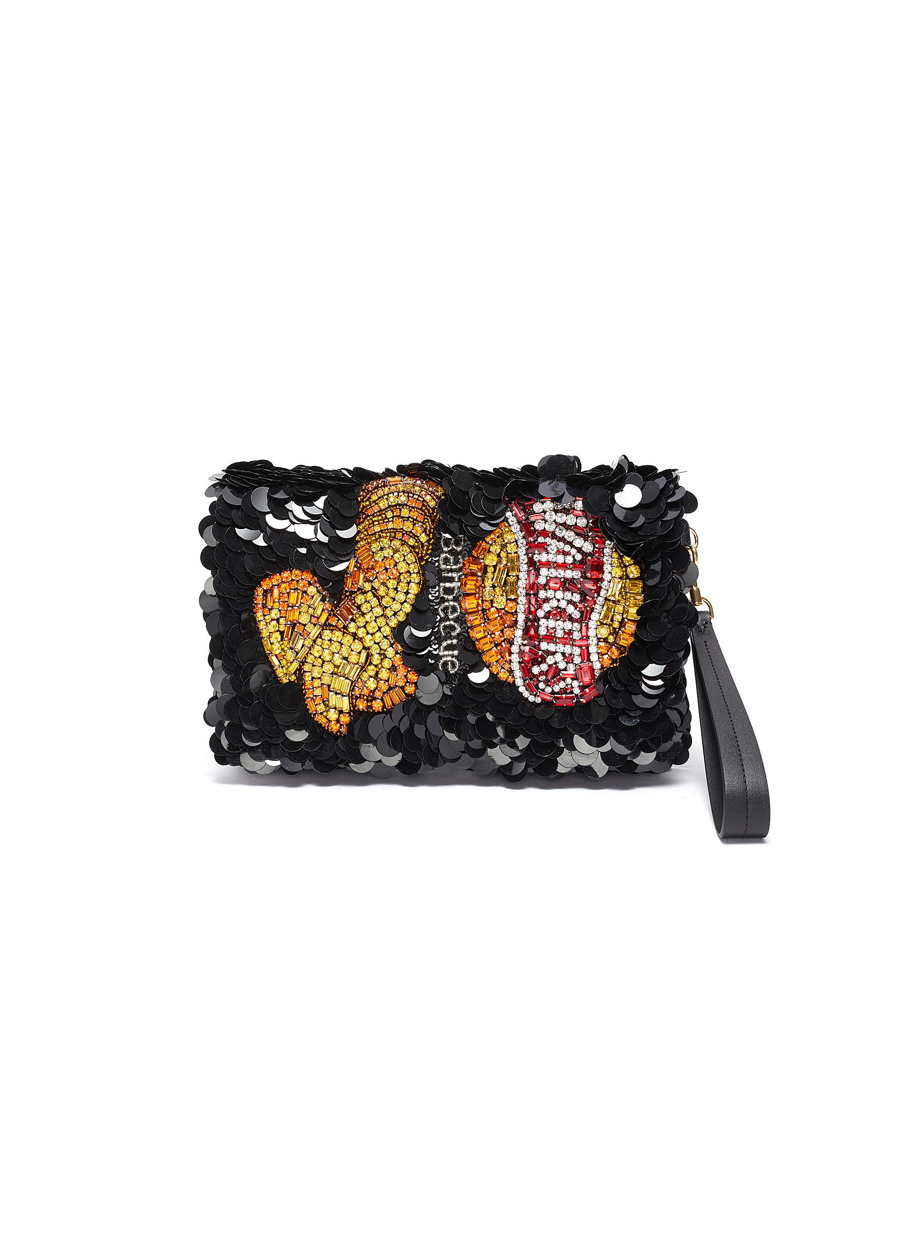 walkers barbeque clutch in black