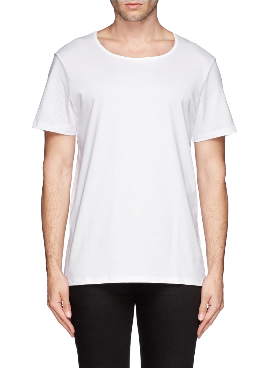 ACNE STUDIOS - 纯棉短袖T恤 | 白色 短袖 T恤