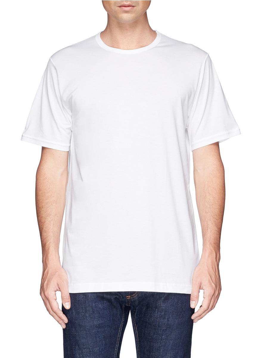 SUNSPEL - 纯棉圆领T恤 | 白色 Undershirts 内