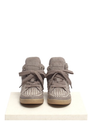 Ash - Zest麂皮铆钉球鞋 | 灰色 运动鞋 平底鞋 | 