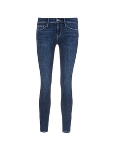 FRAME DENIM LE SKINNY DE JEANNE CROP切割裤脚修身牛仔裤