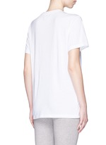 ADIDAS - 日本风印花品牌标志T恤 | 白色 上装