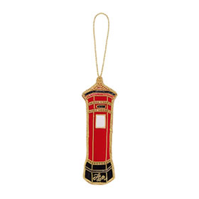 FORTNUM & MASON TINKER TAILOR VINTAGE POST BOX CHRISTMAS ORNAMENT