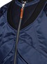 细节 - 点击放大 - HERON PRESTON - 苍鹭鸟刺绣夹棉棒球夹克