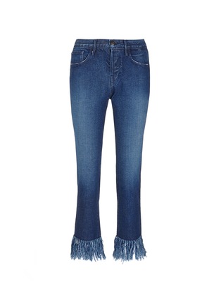 首图 - 点击放大 - 3X1 - WM3直脚修身须边牛仔裤