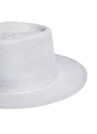 细节 - 点击放大 - Clyde - Pinch crown Panama straw hat