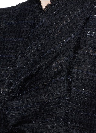 细节 - 点击放大 - PROENZA SCHOULER - 短款编织花呢镂空上衣