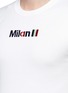 细节 - 点击放大 - DOUBLET - Milan及旗帜刺绣修身纯棉T恤