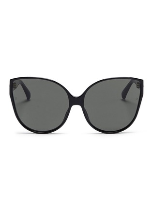 首图 - 点击放大 - LINDA FARROW - 猫眼大框板材太阳眼镜