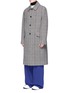 正面 -点击放大 - ACNE STUDIOS - Magma暗人字纹宽松大衣