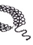 细节 - 点击放大 - KENNETH JAY LANE - Glass crystal lace choker necklace