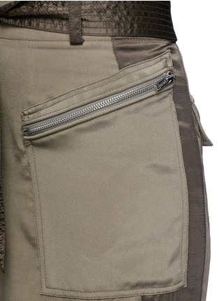 细节 - 点击放大 - 3.1 PHILLIP LIM - 系带露踝工装裤