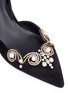 细节 - 点击放大 - RENÉ CAOVILLA - 仿水晶人造珍珠尖头高跟鞋