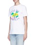 正面 -点击放大 - ÊTRE CÉCILE - Palms Springin棕榈树印花纯棉T恤