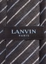 细节 - 点击放大 - LANVIN - 斜条纹真丝领带