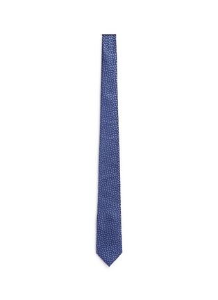 首图 - 点击放大 - LANVIN - 三角形刺绣真丝领带