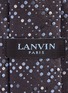 细节 - 点击放大 - LANVIN - 波点刺绣真丝领带