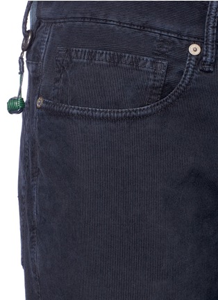 细节 - 点击放大 - INCOTEX - 扭结吊饰灯芯绒直脚裤