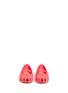 模特儿示范图 - 点击放大 - MELISSA - x Jason Wu Mini Jean幼儿款镂空果冻款平底鞋