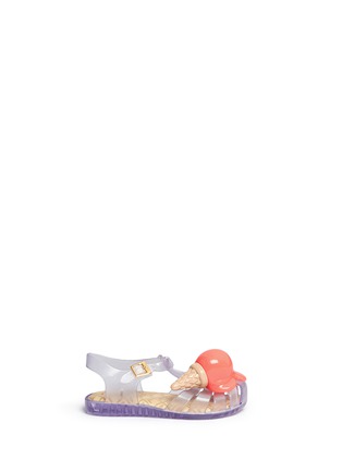 首图 - 点击放大 - MELISSA - Mini Aranha X幼儿款冰淇淋装饰果冻平底鞋