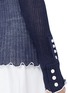 细节 - 点击放大 - 3.1 PHILLIP LIM - 人造珍珠钮扣波浪边针织衫