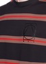 细节 - 点击放大 - MC Q - 70s Track Stripe条纹纯棉珠地布T恤