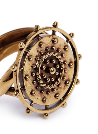 细节 - 点击放大 - CHLOÉ - 波西米亚圆环黄铜戒指
