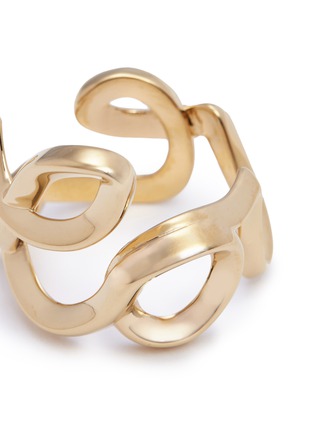 细节 - 点击放大 - CHLOÉ - Love造型黄铜戒指