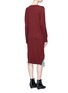 背面 - 点击放大 - TOGA ARCHIVES - 拼接设计百褶羊毛针织连衣裙