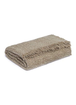 首图 –点击放大 - SOCIETY LIMONTA - Wooly羊毛针织毯－棕色
