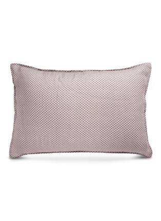 首图 –点击放大 - SOCIETY LIMONTA - Nap Tini几何图案苎麻枕套两件套－玫瑰粉色