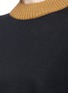 细节 - 点击放大 - ACNE STUDIOS - Keegan拼色美丽诺羊毛针织衫