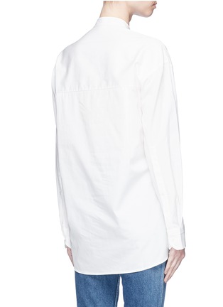 背面 - 点击放大 - ACNE STUDIOS - Basia褶裥设计纯棉府绸衬衫