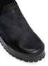细节 - 点击放大 - MARSÈLL - Cassatona罗纹拼接真皮套穿式短靴