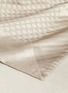 细节 –点击放大 - FRETTE - Illusione几何提花特大双人床床罩－象牙白色