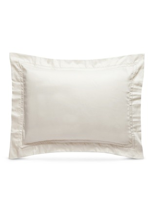 首图 –点击放大 - FRETTE - DOPPIO AJOUR镂空条纹长绒棉棉缎枕套－米色