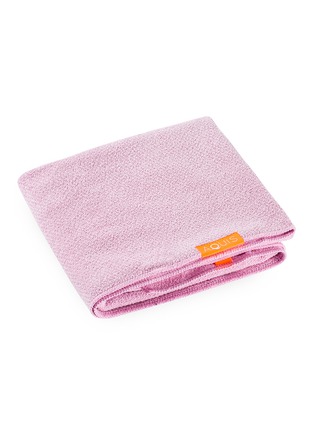 细节 -点击放大 - AQUIS - 头发专用细纹浴巾－粉色