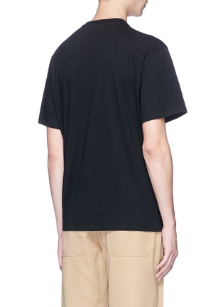 背面 - 点击放大 - ALEXANDERWANG - 品牌名称条纹码纯棉T恤