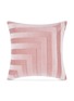 首图 –点击放大 - TOM DIXON - Deco条纹设计马海毛天鹅绒靠垫－粉红色