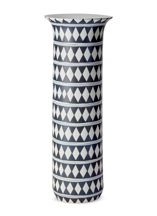 首图 –点击放大 - L'OBJET - Tribal部落风格图案利摩日瓷广口花瓶－加大号