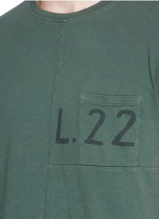 细节 - 点击放大 - SCOTCH & SODA - Lot 22拼接设计纯棉T恤