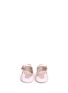 模特儿示范图 - 点击放大 - SOPHIA WEBSTER - Bibi Butterfly Mini婴儿款翅膀刺绣真皮平底芭蕾鞋