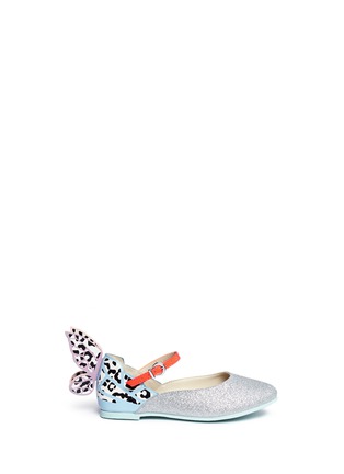 首图 - 点击放大 - SOPHIA WEBSTER - Chiara Leopard Mini幼儿款豹纹蝴蝶装饰平底芭蕾鞋