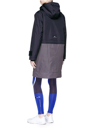 背面 - 点击放大 - ADIDAS BY STELLA MCCARTNEY - Essential拼色设计防泼水长款夹克