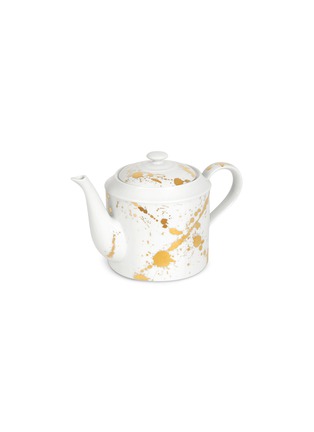 首图 –点击放大 - JONATHAN ADLER - 1948°黄金泼墨瓷器茶壶