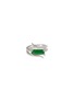 首图 - 点击放大 - SAMUEL KUNG - Diamond jadeite 18k white gold cutout ring