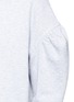 细节 - 点击放大 - THE UPSIDE - 交叉系带宽袖纯棉卫衣