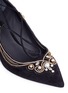 细节 - 点击放大 - RENÉ CAOVILLA - 仿水晶人造珍珠绕踝高跟鞋