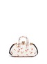 细节 - 点击放大 - COACH - Glitter cherry embossed kisslock glovetanned leather handbag