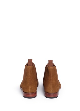 背面 - 点击放大 - Grenson - Declan绒面真皮切西尔短靴